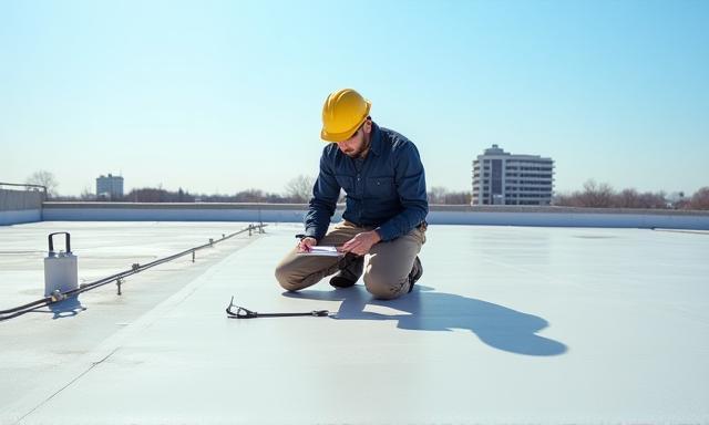 Roof inspection and maintenance work